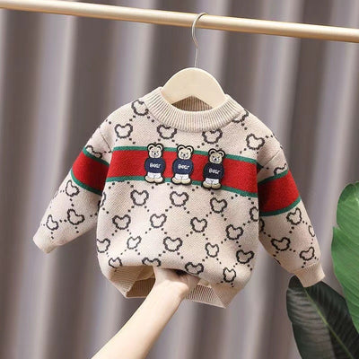 Suéter Grueso de Terciopelo para Niños y Niñas - Image 12