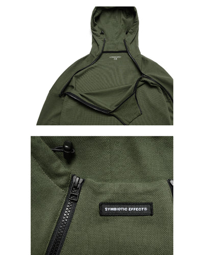 Sudadera con Capucha y Doble Cierre de Punto Tejido - Image 13