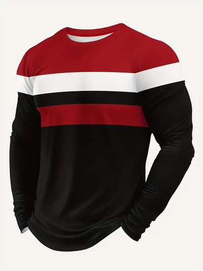 Camiseta Manga Larga Hombre Estilo Trendy Primavera Otoño - Image 7
