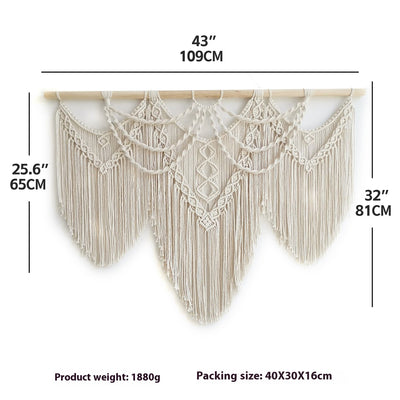 Tapiz Bohemio Tejido para Decoración de Paredes y Cabecera - Image 14