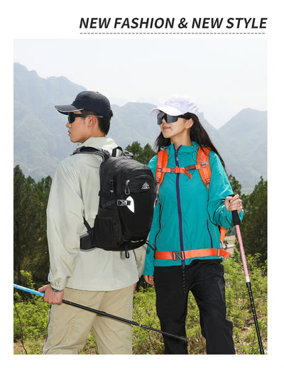 Mochila de Senderismo AZELA Gris - Mochila Multifuncional para Camping y Aventuras - Image 26