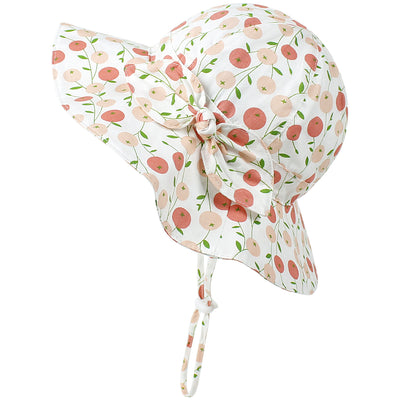 Gorro de Bebé Verano Algodón Floral Estilo Europeo - Image 33