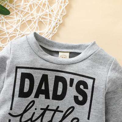 Sudadera Gris para Niños con Estampado de Letras - Image 22