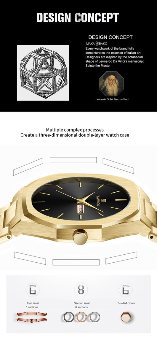 Reloj Casual Ejecutivo con Cadena de Acero - Image 24