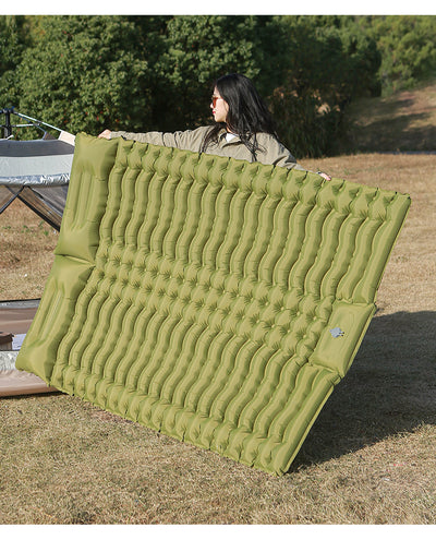 Colchón Inflable Doble de TPU Reforzado para Camping y Tienda de Campaña - Image 12