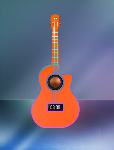 Parlante Bluetooth con Reloj Despertador y Luces Ambientales - Image 18