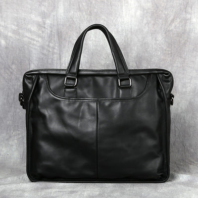 Maletín de Cuero Portátil para Hombre - Estilo Ejecutivo - Image 7