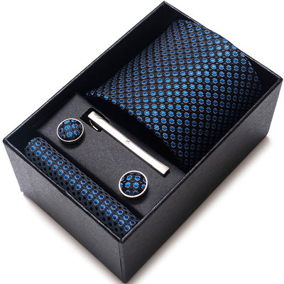 Corbata Jacquard Profesional Tejida en Trama para Negocios - Image 58