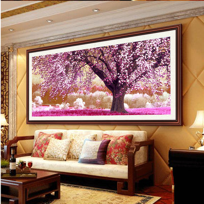 Cuadro Bosque Primaveral con Flores - Paisaje Naturaleza para Sala de Estar - Image 4