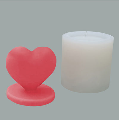 Molde de Silicona en Forma de Corazón para Velas Aromáticas - Regalo Perfecto para San Valentín