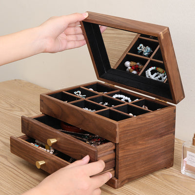 Gabinete de Almacenamiento en Madera Maciza para Cosméticos - Image 17