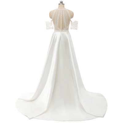 Encaje Satinado Retro Mori para Bodas - Gasa Vintage - Image 6
