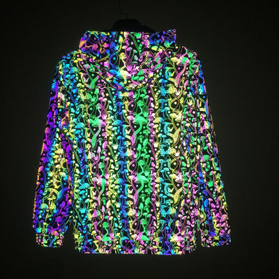 Chaqueta Cortaviento Reflectante Symphony Luminous con Capucha - Image 9