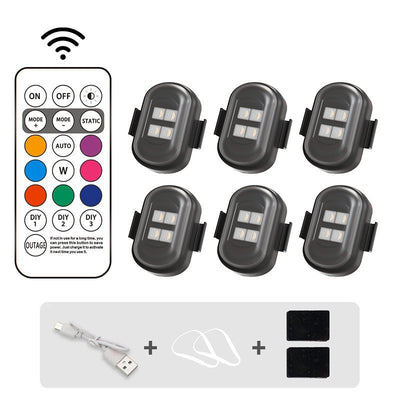 Luz de Advertencia LED para Motocicleta con Control Remoto Inalámbrico - Image 11