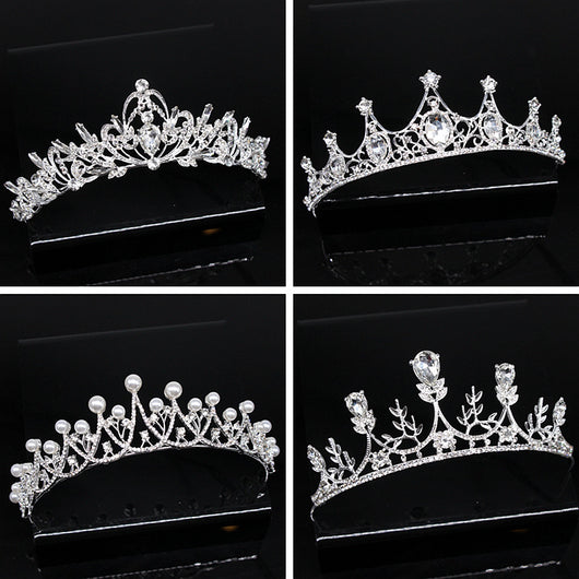 Diadema de Cristales y Perlas Brillantes Premium - Image 9