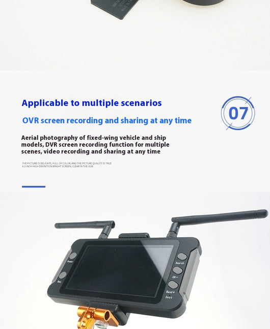 Pantalla FPV 4.3" HD 800x480 para Drones con Grabador DVR Integrado - Image 21