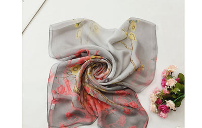 Pañuelo Playa Protección Solar Flor de Cerezo - Ligero y Suave para Mujer - Image 36