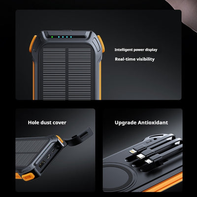 Cargador Solar Inalámbrico Portátil de Alta Capacidad - Image 20