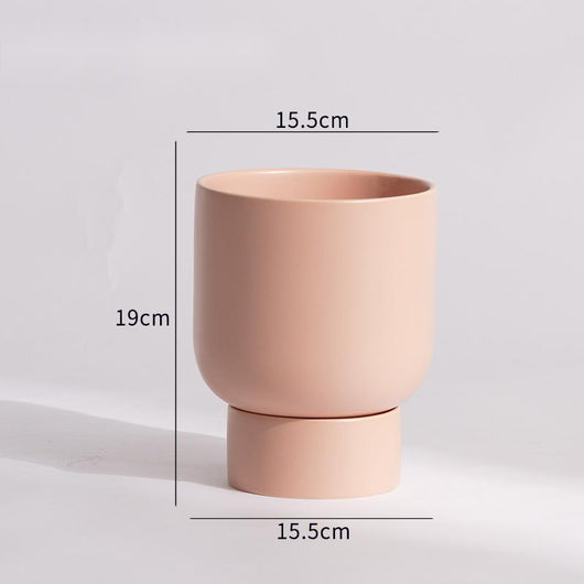 Maceta de Cerámica Verde Estilo Morandi para Decoración - Image 7