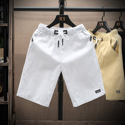 Pantalones Cortos de Playa de Algodón Liso - Image 5
