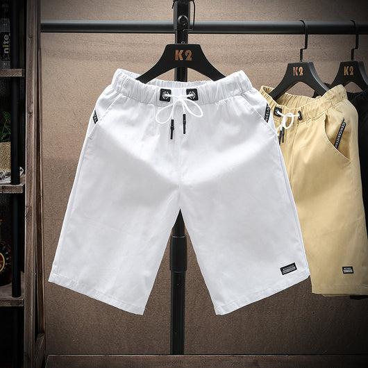 Pantalones Cortos de Playa de Algodón Liso - Image 5