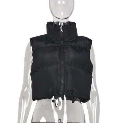 Chaleco Abrigo Reversible con Cierre Doble de Colores Contrastantes - Image 13