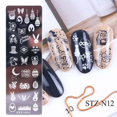 Placa de Acero Estampado para Uñas - Diseño Pequeño de Larga Duración - Image 7
