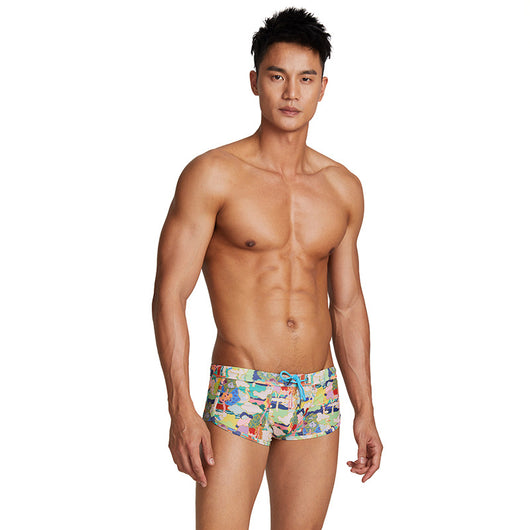 Bóxer de Baño Estampado Corte Bajo para Hombre - Image 9