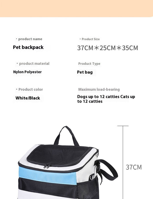 Mochila Transportadora para Mascotas - Perros y Gatos Portátil - Image 15