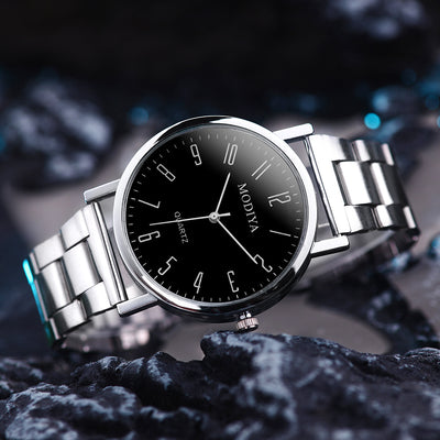 Reloj de Hombre con Banda de Aleación y Movimiento de Cuarzo - Image 8