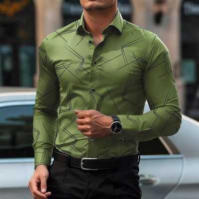 Camisa Casual Hombre con Estampado Digital - Image 3