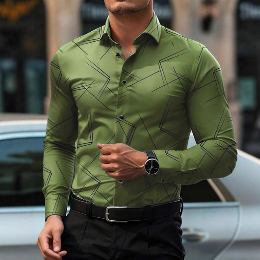 Camisa Casual Hombre con Estampado Digital - Image 3