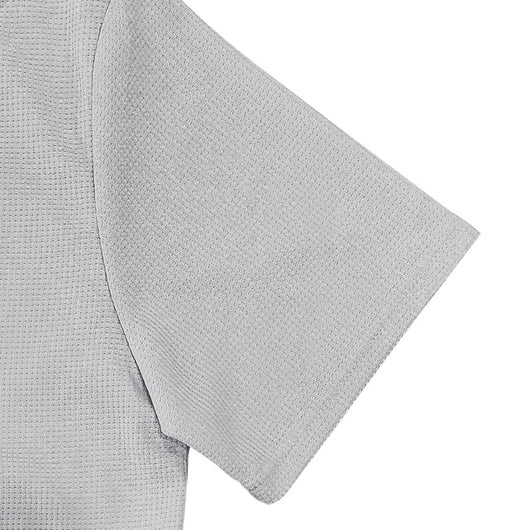Polo Deportivo Hombre Cuello V Tejido Waffle Manga Corta Suelta - Image 17