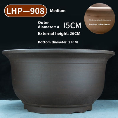 Maceta Cerámica Púrpura Grande 60cm para Árboles y Plantas Antiguas - Image 27