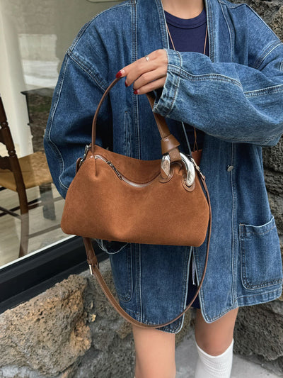 Bolso Crossbody de Ante Gamuza Premium con Diseño Exclusivo para Mujer - Image 8