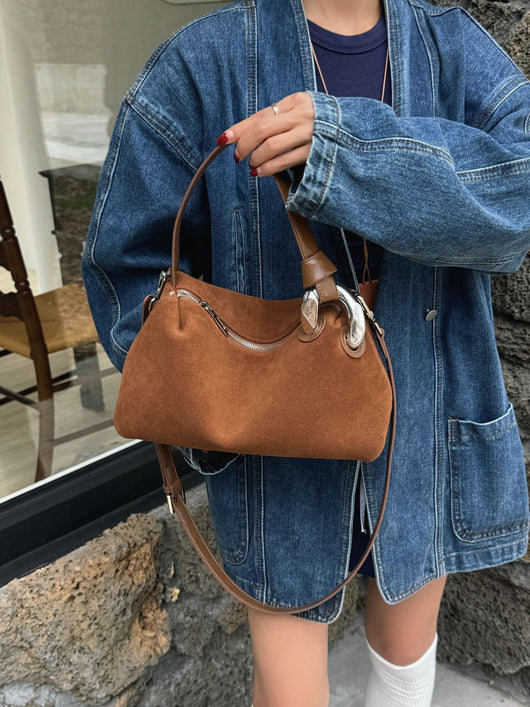 Bolso Crossbody de Ante Gamuza Premium con Diseño Exclusivo para Mujer - Image 8