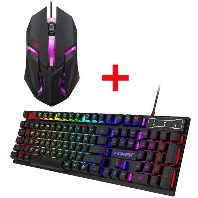 Teclado Iluminado con Cable para Computadora de Escritorio y Portátil - Image 8