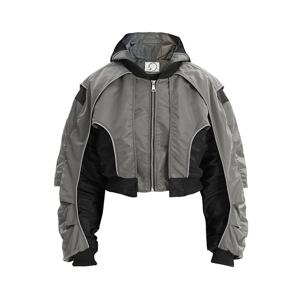 Chaqueta Bomber MA-1 con Detalles Reflectantes