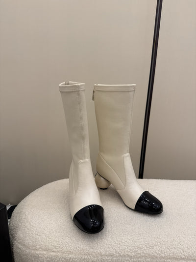 Botas Clásicas de Tacón Grueso para Otoño e Invierno - Image 11