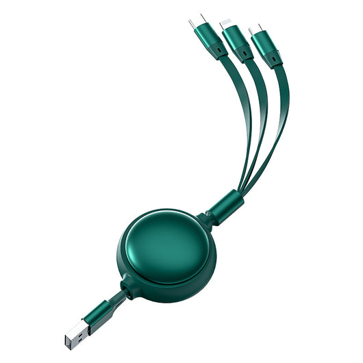 Cable USB 3 en 1 Retráctil - Micro USB, Type C y Lightning 2.4A - Image 9