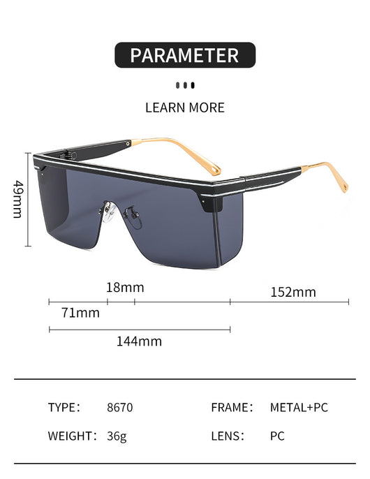 Gafas de Sol Envolventes para Mujer con Armazón Integrado - Image 6