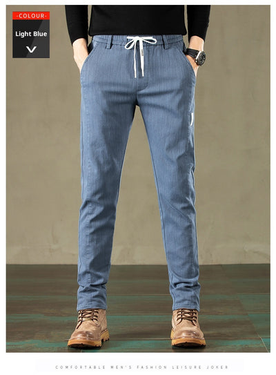 Pantalones Deportivos Rectos Elásticos para Hombre - Image 16