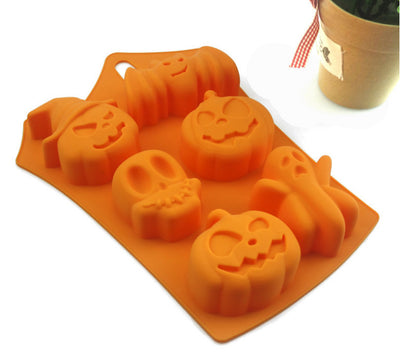 Molde para Pastel de Halloween Calabaza Murciélago Fantasma - Image 2