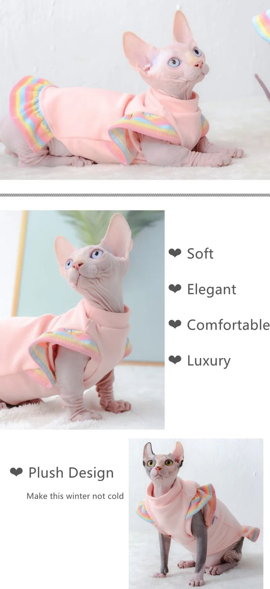 Ropa para Mascotas con Manga Volante de Terciopelo - Antideshedding - Image 9