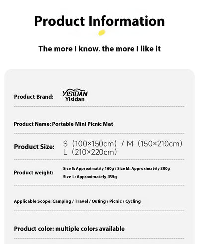 Manta de Picnic Impermeable Acolchada Premium - Image 13