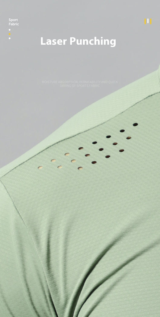 Camiseta Deportiva de Manga Larga Elástica Secado Rápido para Hombre - Image 19