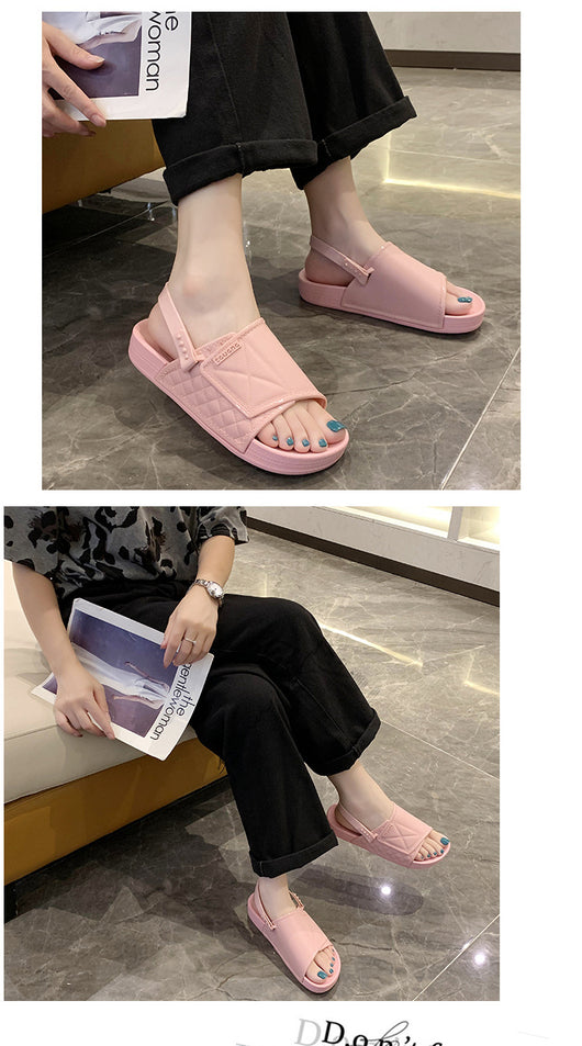 Sandalias Casuales de PVC Color Sólido - Comodidad y Estilo - Image 17