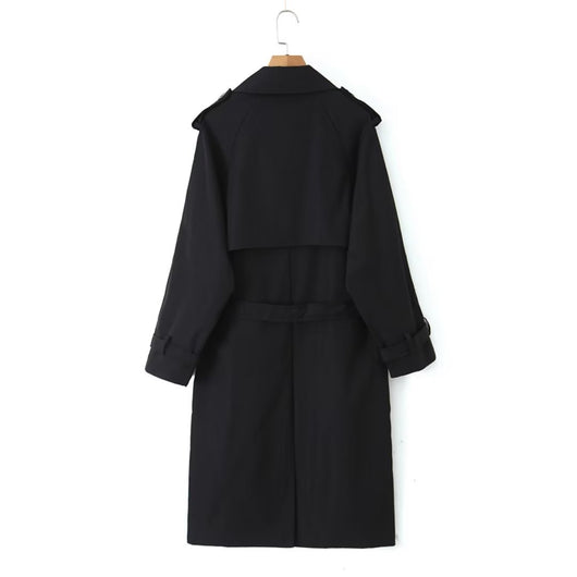 Abrigo Trench Casual Largo para Mujer - Image 21