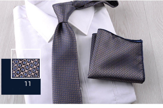 Combo Corbata y Pañuelo de Bolsillo para Hombre Profesional - Image 12