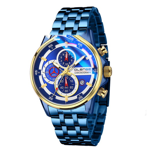Reloj Deportivo Multifunción Hombre Acero Inoxidable Cuarzo - Image 8